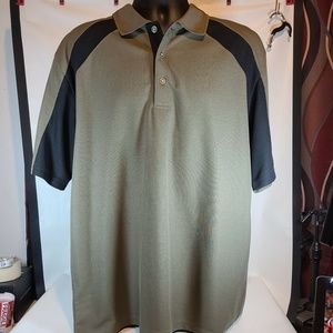 Grand Slam Men's Copper Green Classic Polo Shirt Size XL